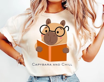 Cute Capybara png | T-shirt Png | Anime Style Shirt | Sublimation design png, Capybara Food Club | Capybara Shirt | Capybara Clipart bundle