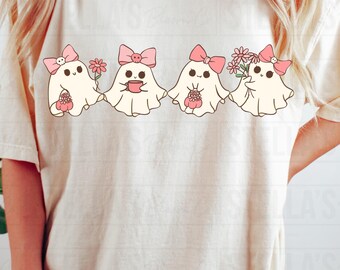 Cute Ghost png, Bougie png, Halloween png, Fall png, Spooky png, Pumpkin Design, Sublimation png, Halloween Shirt design, png downloads,
