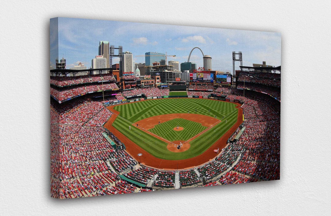 Busch Stadium Canvas Wall Art Design / Glass Wall Art Design | Poster ...