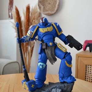 Demetrian Titus 3D Printed Figure – Armored Space Fighter Statue