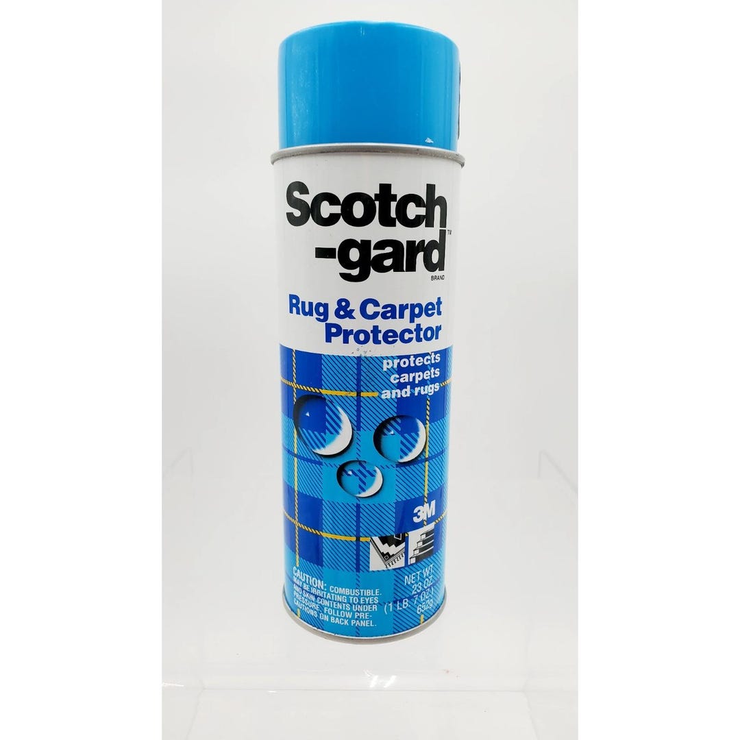 Vintage 1991 Scotchgard 3M Rug Carpet Protector Can 23oz Full ...