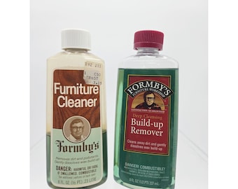 2 Vintage Deep Cleansing Build Up Remover Wood Paneling Cabinets 8oz 1980s 2001