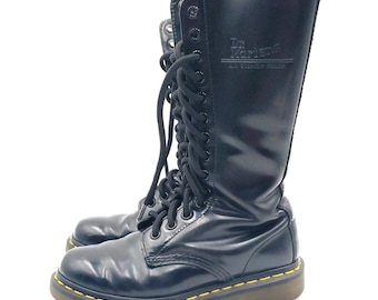 Vintage Dr. Martens 1914 Black Leather Boots -- UK 9 (US 10  display picture 1