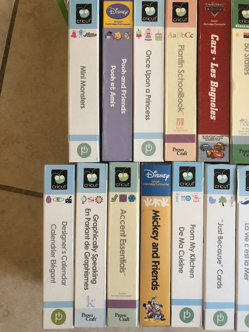 Cricut Cartridges Etsy