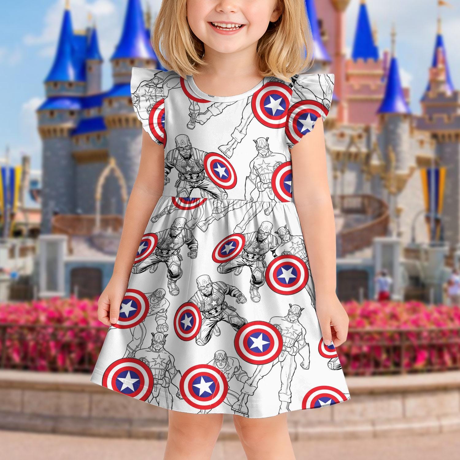 captain america formal dress LSPACE