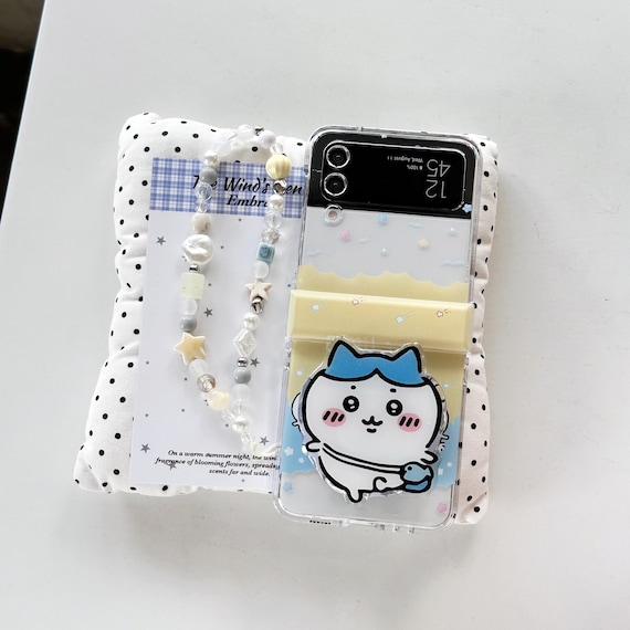 Cute Chiikawa Phone Case With Wrist Strap & Kickstand for Samsung Galaxy Z  Flip 7/6/5/4/3 - Etsy