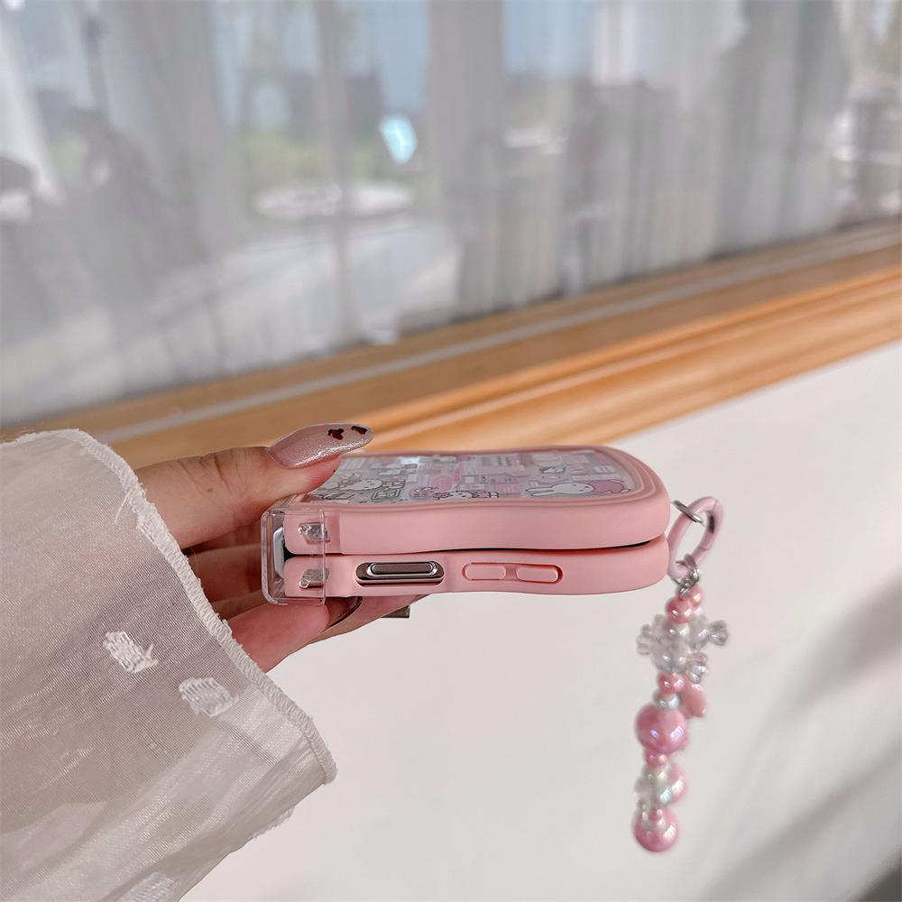 Cute Strawberry Apple Hello Kitty Case With Detachable Lanyard