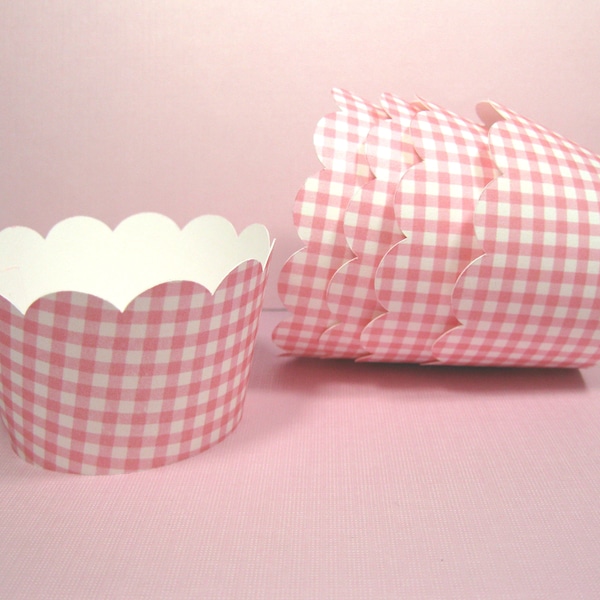 Pink Cupcake Wrapper Etsy