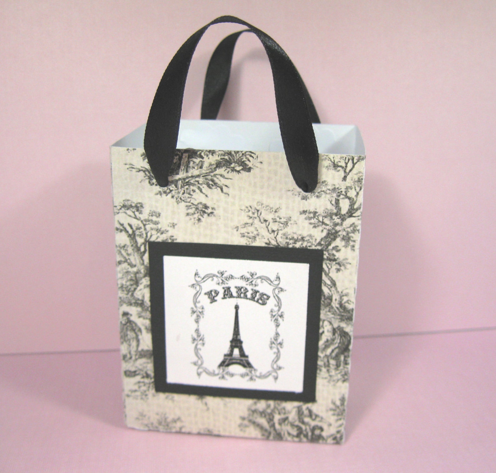 10 Paris Eiffel Tower Favor Bags Ooh La La Party Favor Bags Etsy