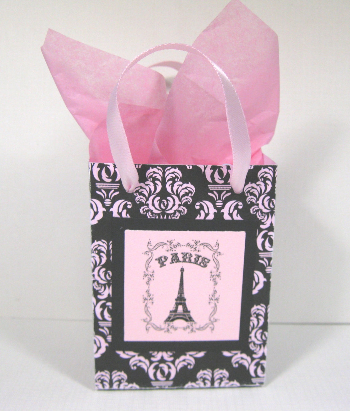 10 Paris Eiffel Tower Favor Bags Ooh La La Party Favor Bags Etsy