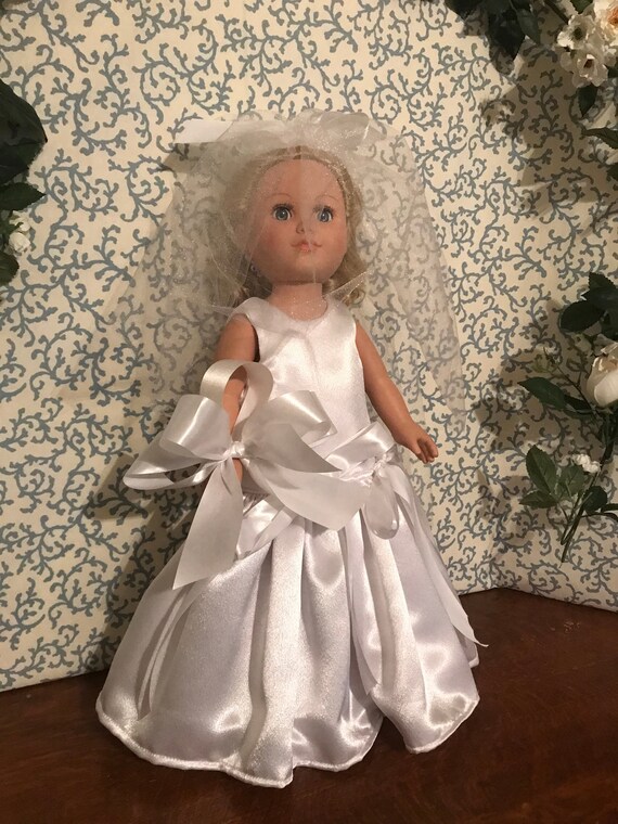 Wedding Dress For 18 Inch Doll American Made Ag Etsy
