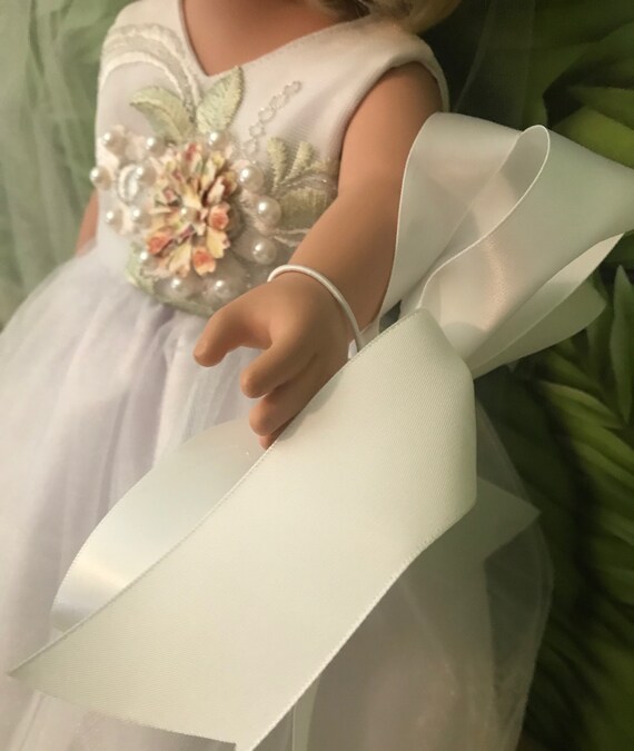Wedding Dress For 18 Inch Doll American Made Etsy