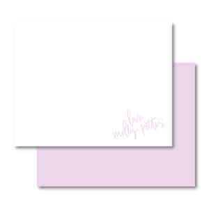 Personalized Handwritten Script Stationery | Custom Thank You Notes | Family Gift | Hostess Gift | Colorful | Elegant Paper Goods