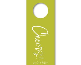 Personalized Hanging Wine And Bottle Tags | Custom Gift Tags for Weddings, Parties, & Events