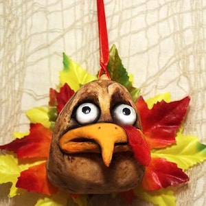 Thanksgiving Ornament, Turkey Ornament, Thanksgiving Decoration, Fall Decoration,
