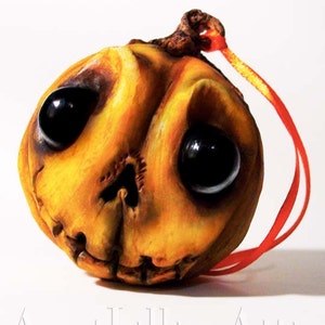 Halloween Pumpkin Ornament Halloween Decoration Thanksgiving decor, Thanksgiving Decorations, Fall Decorations image 1