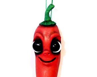 Chili Pepper Ornament, Christmas, Cinco De Mayo, Red Hot Chili Pepper, Red Pepper, Kitchen Decoration, Southwestern Ornament Southwest Chili