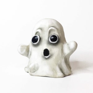 Ghost Ornament -  Ghost Figurine, Ghost figure, Halloween Decoration, Halloween Decor, Halloween Ornament - MADE TO ORDER