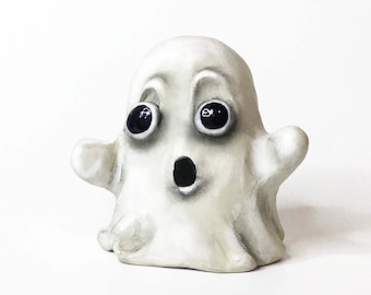 Ghost Ornament -  Ghost Figurine, Ghost figure, Halloween Decoration, Halloween Decor, Halloween Ornament - MADE TO ORDER