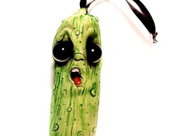 Christmas Pickle Ornament - Christmas Decoration - Holiday - Made-to-Order