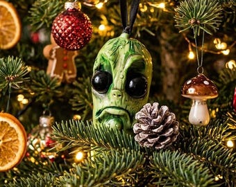 Christmas Pickle Ornament - Christmas Decoration - Holiday - Made-to-Order