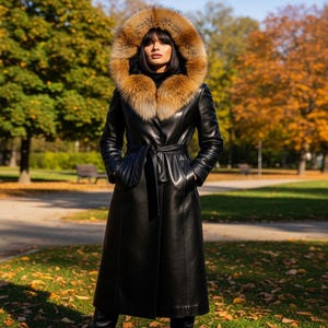 Full length fox coat - Etsy 日本