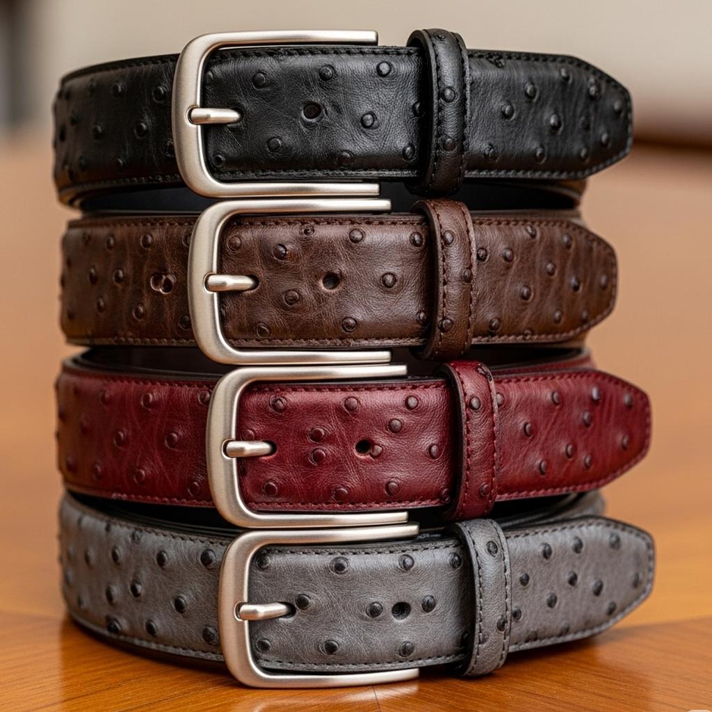Men's Genuine Leather Belt – Vintage Style, Classic Jeans Strap, Adjustable Buckle, Handmade