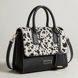 Tricolor Cowhide Leather Shoulder Bag Handmade Women&#39;s Purse leder bags