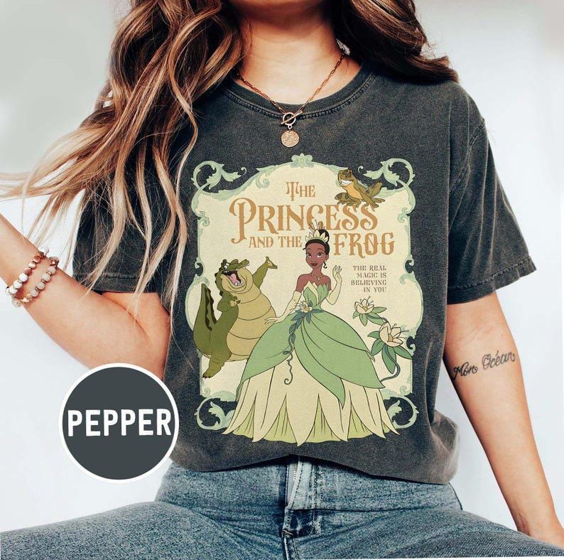 Retro Disney Princess Shirt, Disney Princess Ariel Tee, Disney Rapunzel Tiana, Disney Trip Shirt, Disney Girl Te, Princess Belle, Snow White image 3