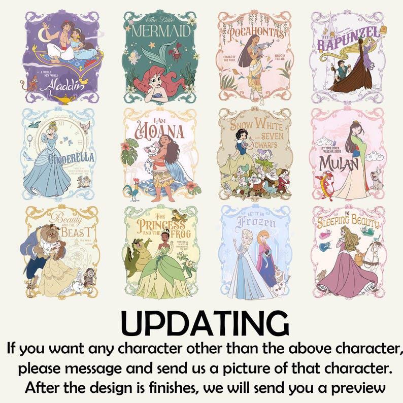 Retro Disney Princess Shirt, Disney Princess Ariel Tee, Disney Rapunzel Tiana, Disney Trip Shirt, Disney Girl Te, Princess Belle, Snow White image 2