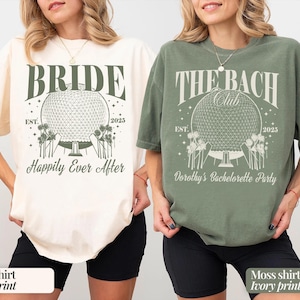 Epcot Bachelorette Party Shirts, Custom Bachelorette, Bride To Be Shirt, Bride Squad, Comfort Colors Shirt, Custom Bride Shirt, Bachelorette