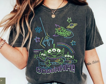 Funny Disney Pixar Toy Story 3 Pizza Planet Aliens Hologram , Magic Kingdom , Family Birthday Gift ,
