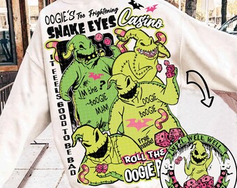 The Nightmare Oogie Boogie , Snake Eyes Casino , Boogie Man Halloween Shirt , Spooky Season, Halloween 2025 Shirt, File Sublimation