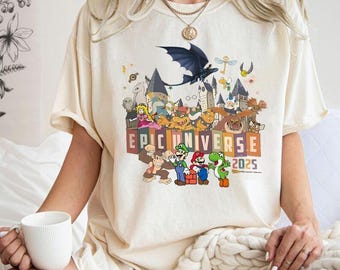 Vintage Retro Epic Universe Studios, Orlando Universe 2025, Magliette coordinate per la famiglia Universe, Universe 2025