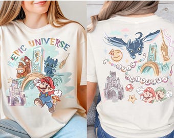Epic Universe T-shirt, Family Universe Park Trip 2025 Shirt, Orlando Park Epic Universe Tee, WDW Family Vacation Shirt, Disney Trip Shirt