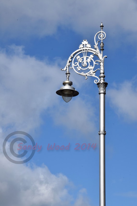 Items similar to Dublin Shamrock Street Lamp Print, Irish Photography