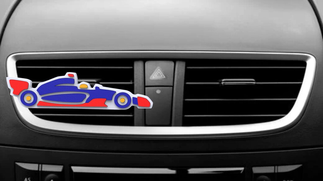 F1 Car STL File | 3D Printable Model With Universal Vent Clip | Formula ...