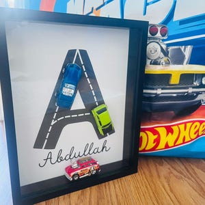 Mini Legends in Motion – Custom Hot Wheels Shadow Box for Car Enthusiasts & Collectors.