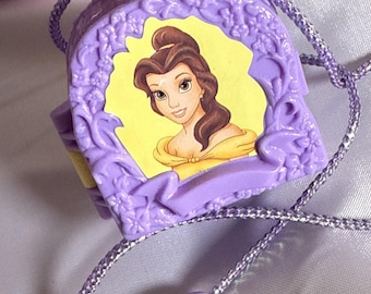 1993 Vintage Disney Miniature Vintage Lockets Pocahontas Beauty And The Beast Dalmations