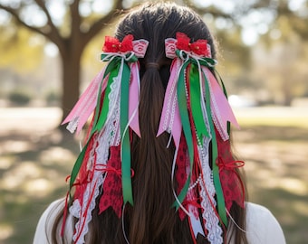Meximalismo Mexi-Rosa 40 cm mexikanskt band hårrosett