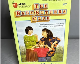 Vintage The Baby Sitters Club 7 Claudia and Mean Janine Ann M Martin Vintage