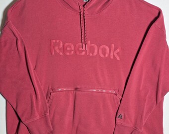 Vintage Reebok Super Soft Gravity Hoodie Red 3XL Zipper Pocket