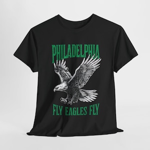 Philadelphia Eagles Fly Eagles Fly Shirt, Game Day Shirt, Sports Fan Apparel, Casual Wear, Gift for Him/Her, Vintage Football Shirt