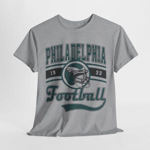 Vintage Philadelphia Football Tee, Unisex Cotton Shirt, Sports Fan Apparel, Game Day Outfit, Gift for Eagles Fans, Philadelphia Eagles Shirt