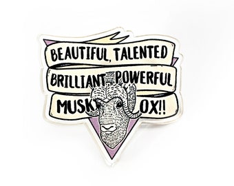 Friendship Pin | Musk Ox | Galentine's Day Gift