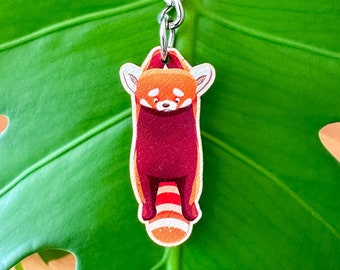 Cute Red Panda Keychain | Red Panda Gifts | Red Panda Merch Items | Animal Gifts