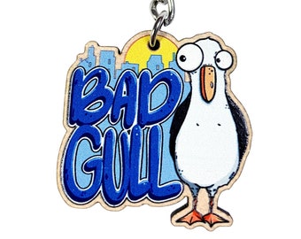 Seagull Keychain for Women Bad Girl Bag Charm Funny Gift