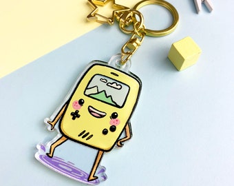 Cute Retro Game Console | Kawaii Keychain | Gamer Gifts | Cute Video Game Console Keyring