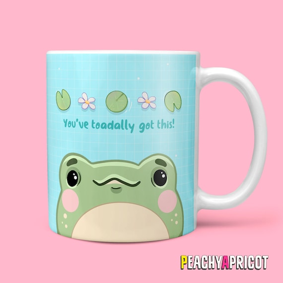 Buy Cute Frog Mug, Kawaii Cup, Pastel Aesthetics, Frog Gifts
