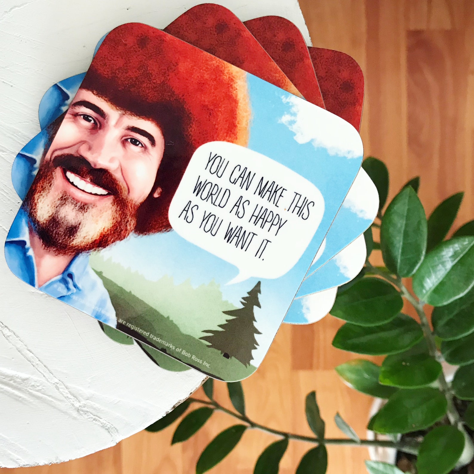 A christmas gift from bob. Bob Ross quotes.